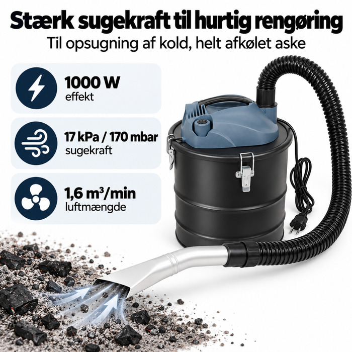 Askesuger 18 liter 1000 W